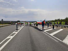 Работниците на "Автомагистрали-Черно море" в Шумен прекратиха днешния си протест