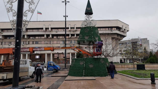 Тринайсетметрова коледна елха ще грейне в Русе