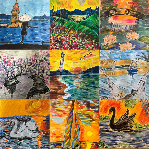 В Разград е подредена атрактивна изложба на млада авторка, започнала да рисува заради коронавируса