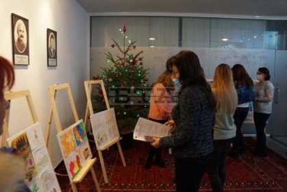 В община Тунджа беше открита изложба на детски рисунки, посветени на толерантността между хората