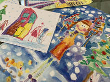 Повече от 600 рисунки на ямболски деца и ученици ще участват в конкурс на тема "Коледа"