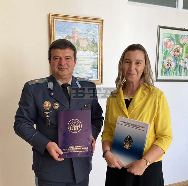 ВВВУ "Георги Бенковски" и Висшето училище по телекомуникации и пощи подписаха меморандум за сътрудничество ВВВУ "Георги Бенковски" и Висшето училище по телекомуникации и пощи подписаха меморандум за сътрудничество