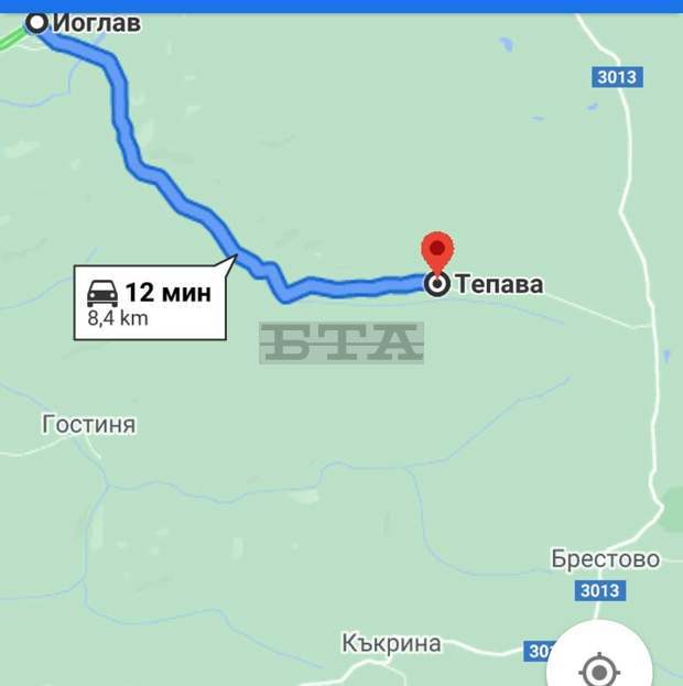 Временно се преустановява движението между ловешките селата Йоглав и Тепава