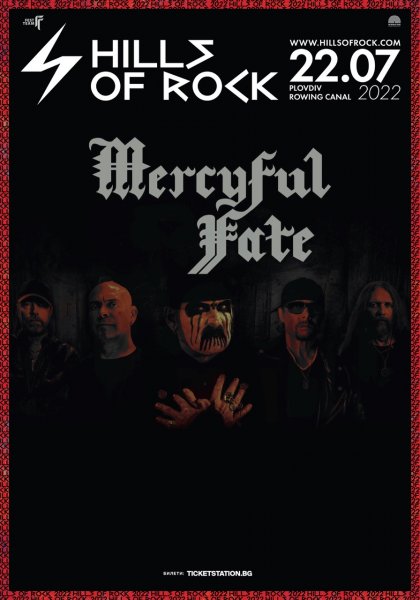 Mercyful Fate оглавяват втория ден на Hills of Rock`2022 Mercyful Fate оглавяват втория ден на Hills of Rock`2022