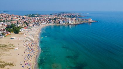 Sozopol's Harmanite Beach Welcomes Holiday Makers As Blue Flag Awarded Site