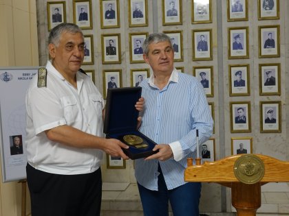 Президентът на КНСБ посети Висшето военноморско училище „Н. Й. Вапцаров“ Президентът на КНСБ посети Висшето военноморско училище „Н. Й. Вапцаров“