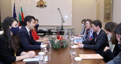 Prime Minister Petkov Confers with French Secretary of State for European Affairs Beaune