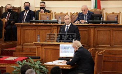 President Radev to New Parliament: Hopes Pinned on New Parliament are Huge, Stakes, Momentous